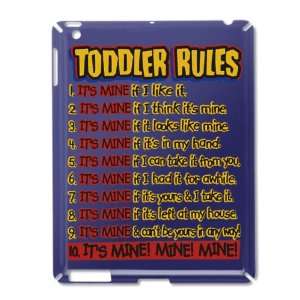  iPad 2 Case Royal Blue of Toddler Rules 