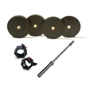  Bar And Inter Locking Rubber Bumper Plate Pack