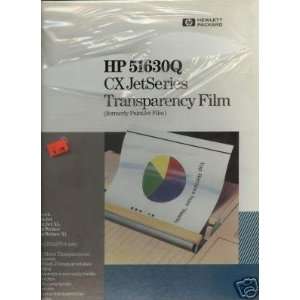  HP CX JetSeries Transparency Film