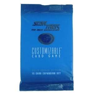 com Star Trek The Next Generation Customizable Booster Pack (15 Card 