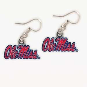  NCAA Ole Miss Rebels Earrings