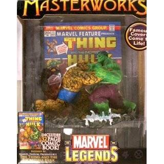 Marvel Legends Masterworks  The Thing and The Incredible Hulk Action 