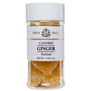 India Tree Candied Thai Ginger, 1 1/2 oz Grocery & Gourmet Food