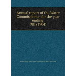   Boston (Mass.). Water Dept Boston (Mass.). Water Commissioner Books