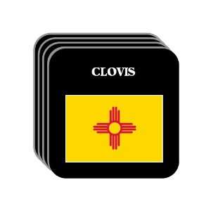  US State Flag   CLOVIS, New Mexico (NM) Set of 4 Mini 