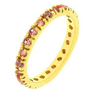   ring PinkISADY Paris Ladies Ring cz diamond ring Eternity5 Jewelry