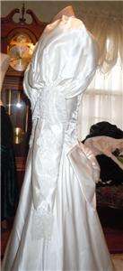 Vintage Wedding Gown Bridallure of Alfred Angelo Victorian Style Dress 