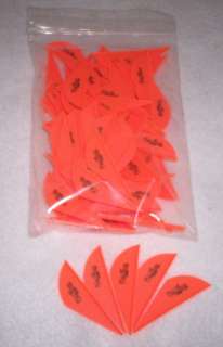 Blazer Arrow Vanes 2010 (Bohning) Neon Orange Pkg 100  