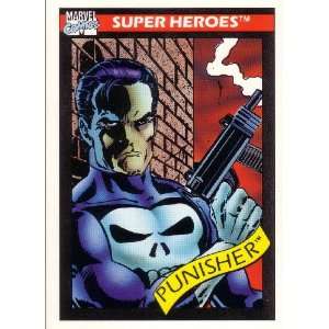  1990 Impel Marvel #47 Punisher Trading Card Everything 
