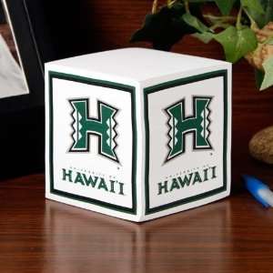  NCAA Hawaii Warriors Note Cube