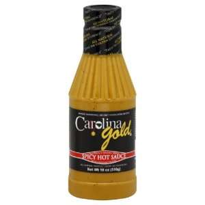 Carolina Gold Spicy Hot, BBQ Sauce, 18 Ounce.(pck of 2)  