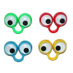 Googly Oobi Eyes Finger Puppets, Spies   FREE Ship 3  