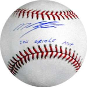 Miguel Tejada Autographed MLB Baseball with 2004 Oriole MVP 
