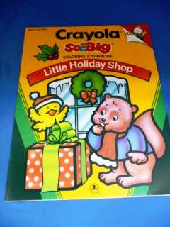 Crayola So Big Little Holiday Shop Xmas Coloring Book  