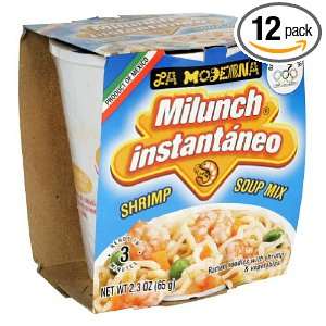 La Moderna Shrimp Milunch, 1.9700 ounces (Pack of12)  
