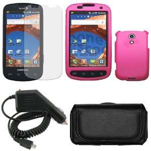  Samsung D700/Epic 4G Combo Rubber Hot Pink Protective Case 