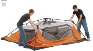   Man EASY Instant SETUP FAMILY CAMPING CABIN TENT New Orange  