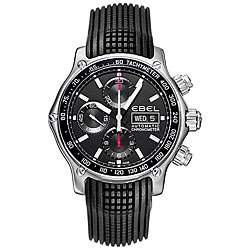   1911 Discovery Mens Rubber Strap Chronograph Watch  