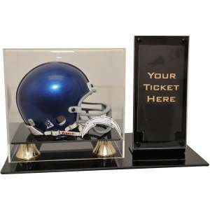 San Diego Chargers Mini Helmet and Ticket Display  Sports 