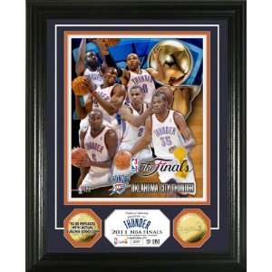  NBA Oklahoma City Thunder 2011 Finals Team Force 24KT Gold 
