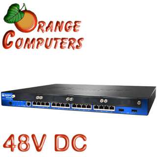 Juniper SRX240H DC 48V DC Network Services Gateway Security Filter LAN 