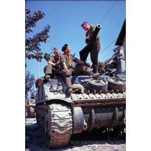  Canadian Crew of a Sherman Tank, France, June 1944   24 