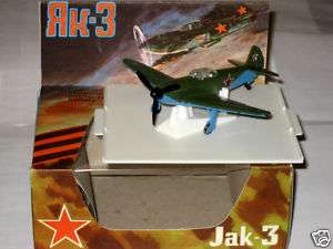 WW2 Russian Airplane YAK 3 Diecast 1/72 Soviet USSR Rar  
