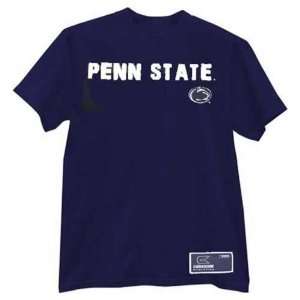 Penn State Nittany Lions Navy Embroidered Sideline T shirt  