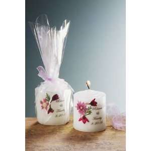  Purple Star Small Candle Favor