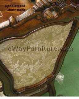 FRENCH PROVINCIAL 7PC DINING ROOM TABLE SET FURNITURE  
