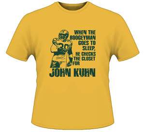 John Kuhn Boogeyman Packers T Shirt  