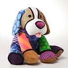 Romero Britto Mini Puppy Plush Stuffed Animal New 045544409742  