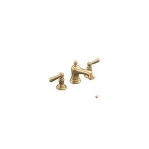 Bancroft K 10577 4 BV Widespread Bathroom Sink Faucet, Metal Lever Ha