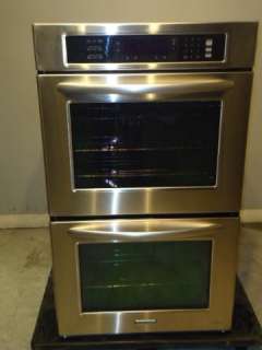 KITCHENAID 30 DOUBLE ELECTRIC WALL OVEN STAINLESS KEBS207SSS  