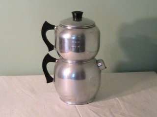 B88) Vintage West bend stove top Kwik drip coffee maker  