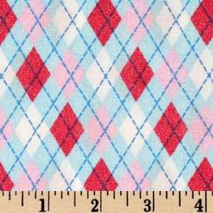  44 Wide Tee Time Argyle Pink Fabric By The Yard Arts 