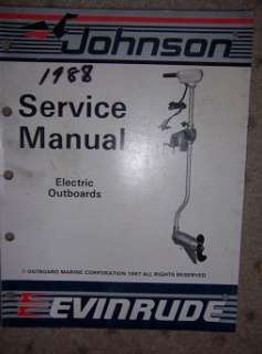 1986  87 Johnson Evinrude Electric Outboard Manual t  