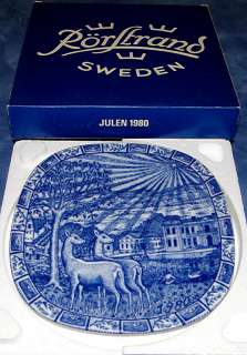   on back Julen Rorstrand Sweden 1980 Limited Edition Collectors Piece