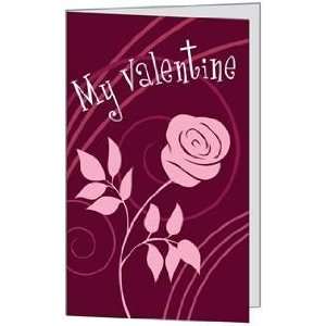 Valentines Day Love Rose Spouse Husband Beautiful Wife Greeting Card 