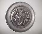   Bas Relief 7.5 PEWTER Metal PLATE IVV Wanderung Meilenweit Lebach