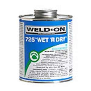  725 wetr dry qt aqua blue glue (ips)