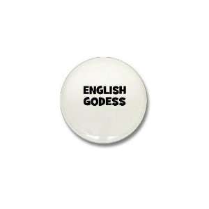  English Godess Funny Mini Button by  Patio, Lawn 