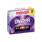 Maxell Dvd R 5 Pack    Maxell Dvd R Five Pack