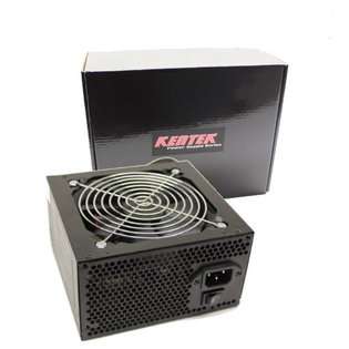 KENTEK 600 Watt 600W Black 12cm 120mm Fan ATX Power Supply 12V SATA 20 