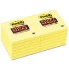 3M Pop Up Note Refill, 3 x 5, Canary Yellow, 100 Sheets