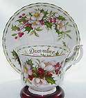 royal albert cup saucer christmas rose flower of month $ 26 99 10 % 