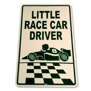  Little Race Car Driver Aluminum Street Sign Sports 