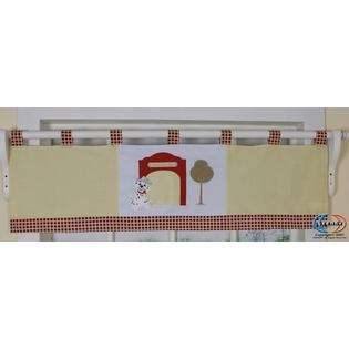 GEENNY Window Valance For Boutique Fire Truck 13 PCS Crib Bedding Set 