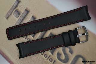   Medici Nappa Leather Curved Ended Watch Strap in Various Colours