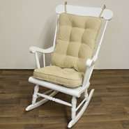   Standard Rocking Chair Cushion   Hyatt fabric   Cream. 